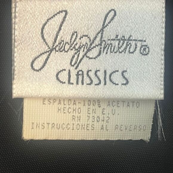 Jaclyn Smith Embossed Velvet Vintage Mixed Floral Pattern Vest Sz - Picture 7 of 8